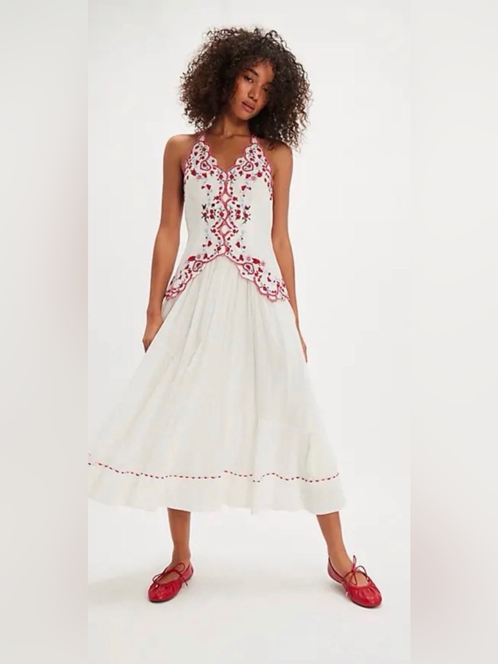 Free People Valenciana Midi Dress Size XS NWOT